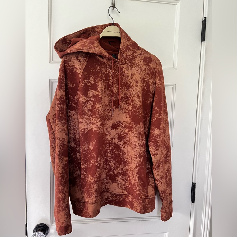 Lululemon City Sweat Pullover Hoodie Astral Dark Terracotta Desert Sun Men Sz M
